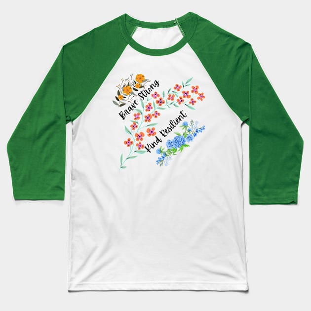 Survivor Strength! Baseball T-Shirt by safecommunities